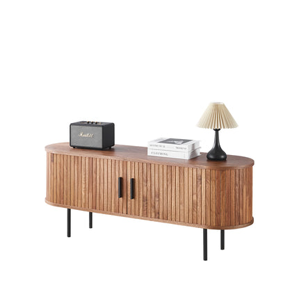 Tv meubel Japandi walnoot MDF 140cm Simon