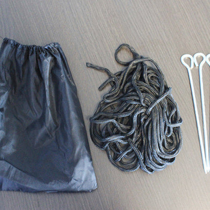 Easy up 2x2m zwart met zijwanden