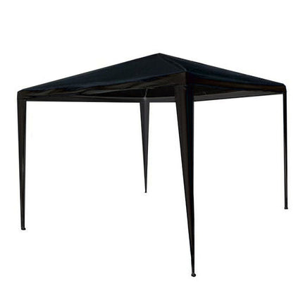 Partytent zwart 3x3m zonder zijwanden budget