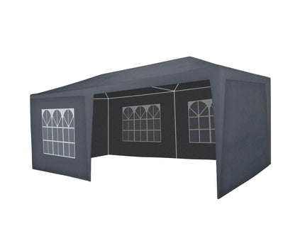 Partytent donkergrijs 3x6m budget