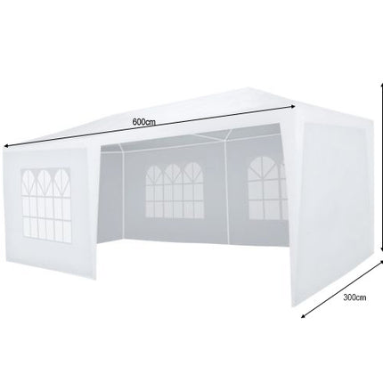 Partytent wit 3x6m budget