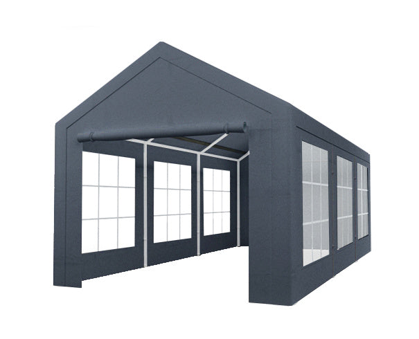 Partytent grijs semi professioneel 3x6m