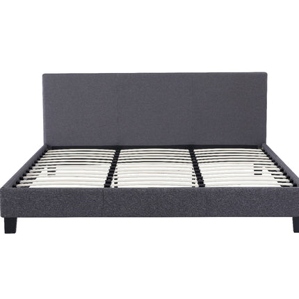 Bedframe Dico 180x200cm antraciet stof bed ledikant