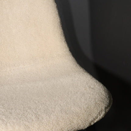 SET DEAL: 6 stuks Eetkamerstoel Simpy zand teddy eetstoel