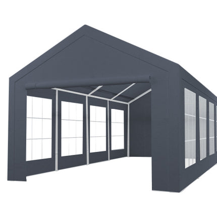 Partytent grijs semi professioneel 4x8m