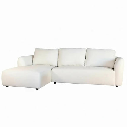 Hoekbank Hudson 280cm chenille beige links