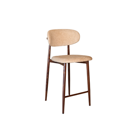 SET DEAL: 2 stuks Barkruk Japandi bruin Reika walnoot