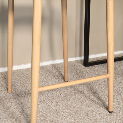 Barkruk Japandi bruin Reika lichtbruin