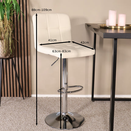 Barkruk Anel beige kunstleder