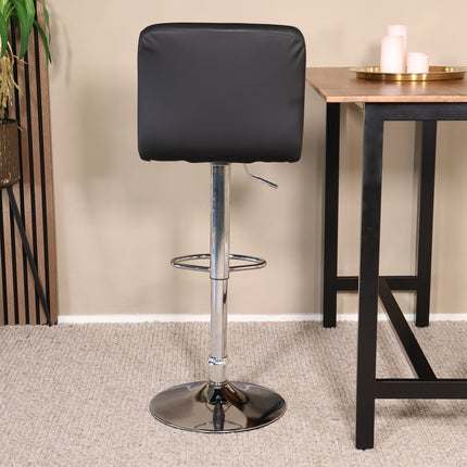 Barkruk Anel zwart kunstleder