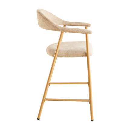 Barkruk Japandi bruin Mika lichtbruin