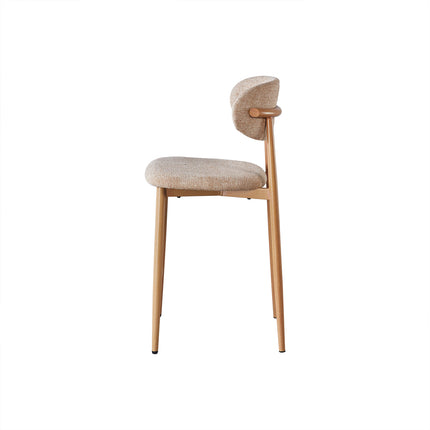 Barkruk Japandi bruin Reika lichtbruin