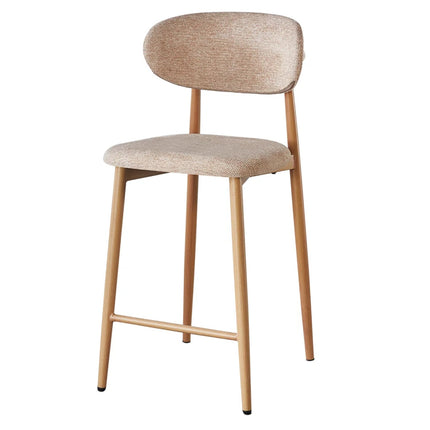 SEAT DEAL: 4 stuks Barkruk Japandi bruin Reika lichtbruin