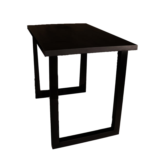 Bartafel 140cm mangohout zwart Pixie