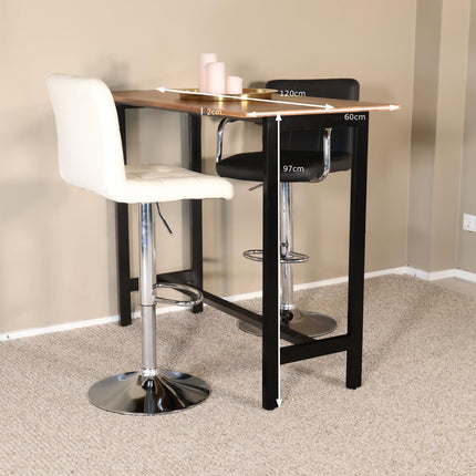 Bartafel Bax 120cm bruin mangohout