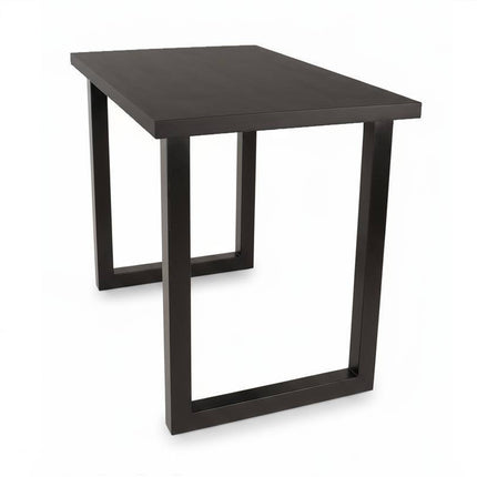 Bartafel 140cm mangohout zwart Pixie