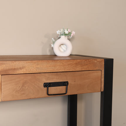 Bijzettafel 150cm mangohout Vera bruin