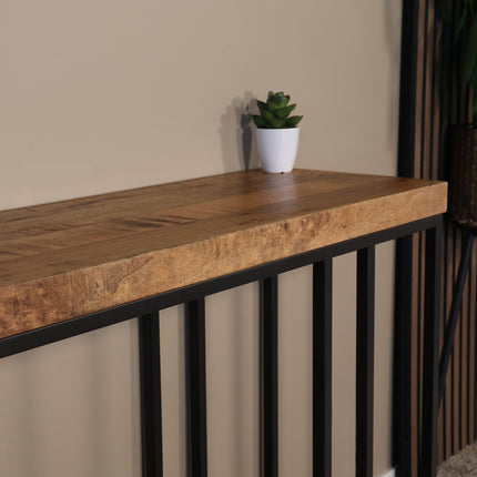 Bijzettafel 180cm mangohout Don bruin