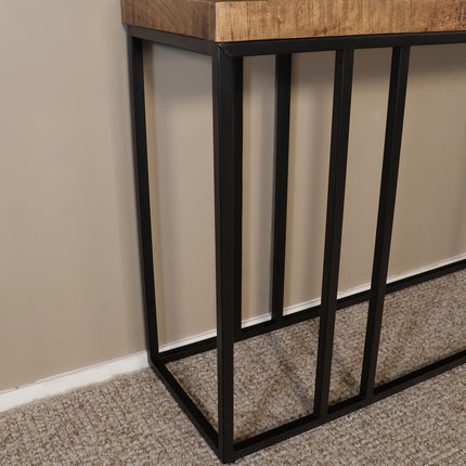 Bijzettafel 180cm mangohout Don bruin