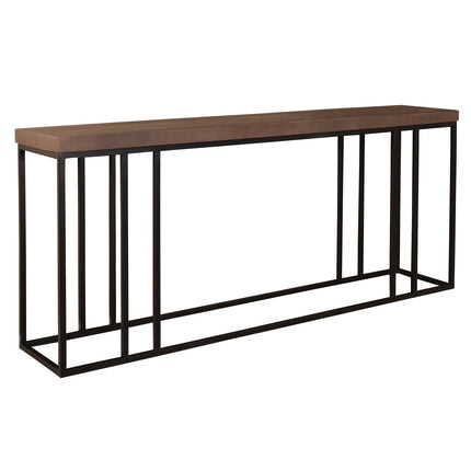 Bijzettafel 180cm mangohout Don walnoot