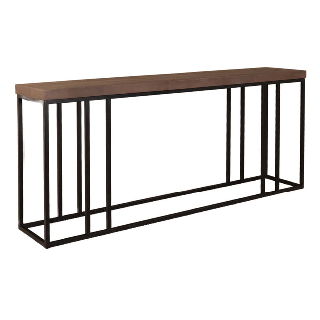 Bijzettafel 180cm mangohout Don walnoot