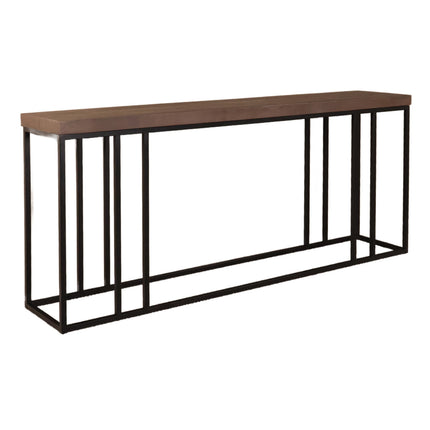 Bijzettafel 180cm mangohout Don walnoot