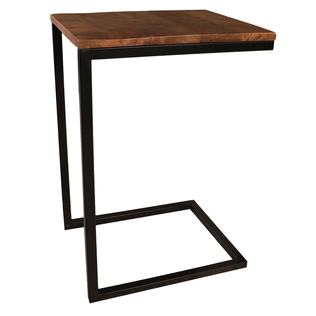 Bijzettafel Jerry 55cm bruin mangohout