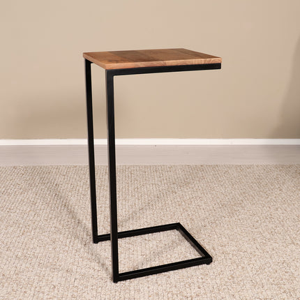 Bijzettafel Jerry 74cm bruin mangohout