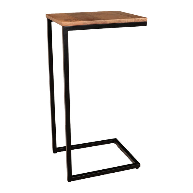 Bijzettafel Jerry 74cm bruin mangohout