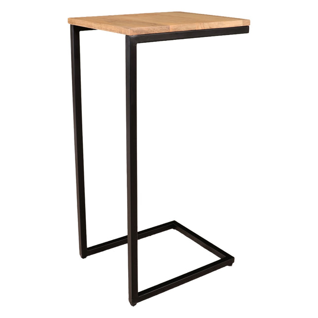 Bijzettafel Jerry 74cm lichtbruin mangohout