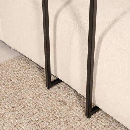 Bijzettafel Jerry 74cm zwart mangohout