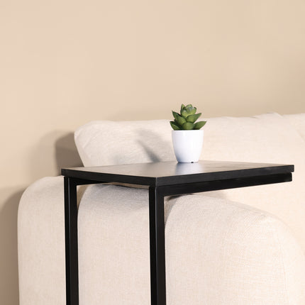 Bijzettafel Jerry 74cm zwart mangohout