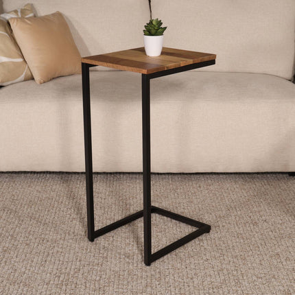 Bijzettafel Jerry 70cm lichtbruin mangohout