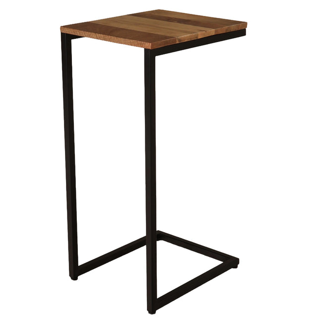 Bijzettafel Jerry 68cm lichtbruin mangohout