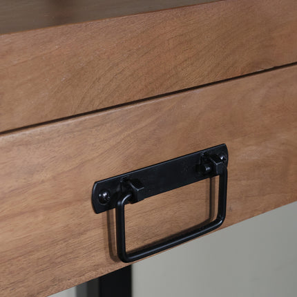 Bijzettafel 180cm mangohout Vera bruin