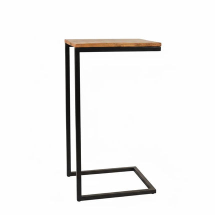 Bijzettafel Jerry 74cm bruin mangohout