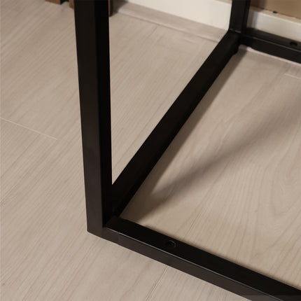 Bijzettafel 150cm mangohout lichtbruin Osso