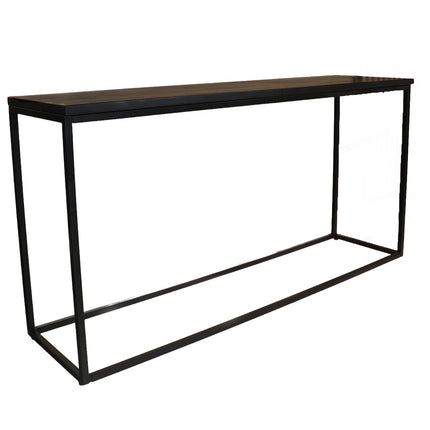 Bijzettafel 150cm mangohout zwart Osso