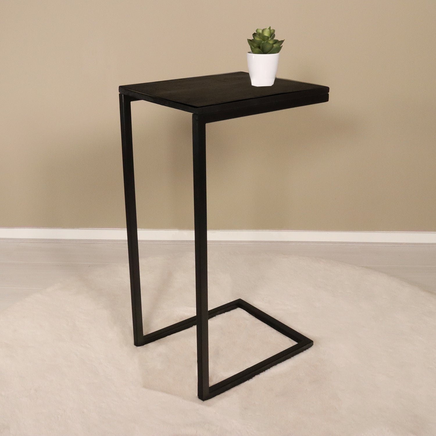 Bijzettafel HD Living Aluminium Black 50 x 50 x 50 cm (set van 2) kopen