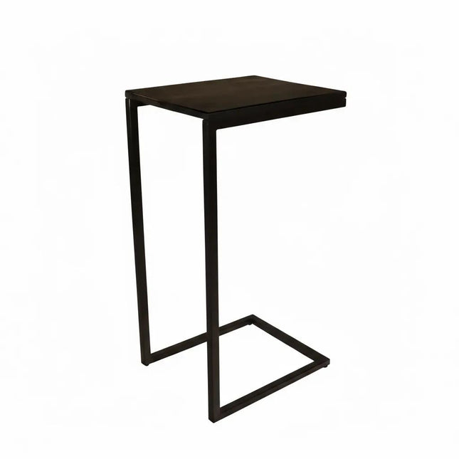 Bijzettafel Jerry 68cm zwart mangohout