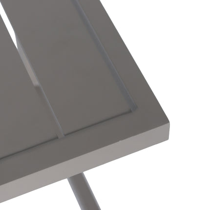 Bijzettafel tuin Javi beige aluminium