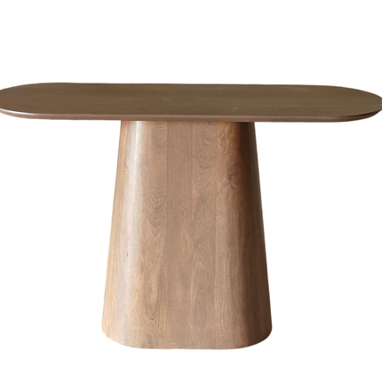 Bijzettafel Japandi 120cm walnoot mangohout Lysander
