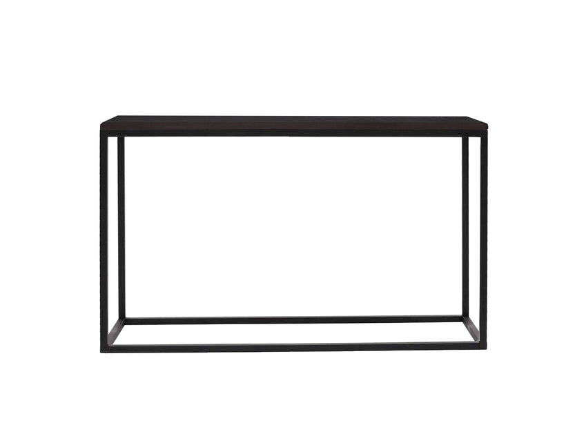 Bijzettafel 120cm mangohout zwart Osso