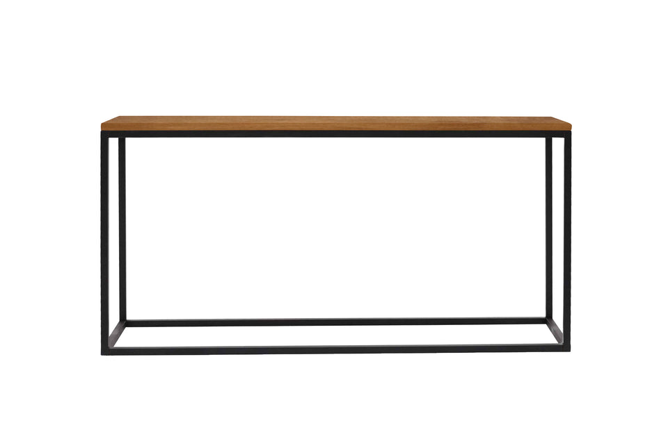 Bijzettafel 150cm mangohout lichtbruin Osso