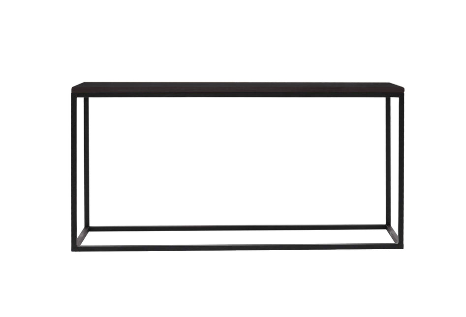 Bijzettafel 150cm mangohout zwart Osso