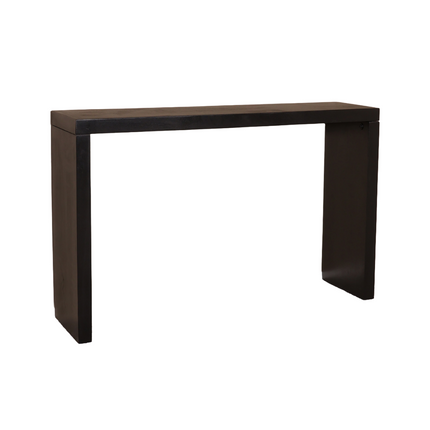 Bijzettafel 120cm mangohout Randy zwart