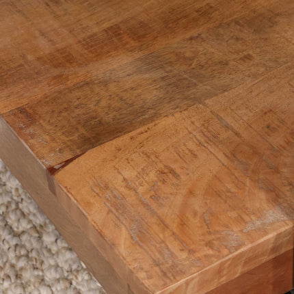 Boekenkast Zazo 200x100cm bruin mangohout