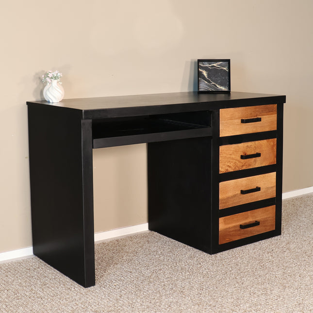 Bureau Avelon 120cm bruin mangohout