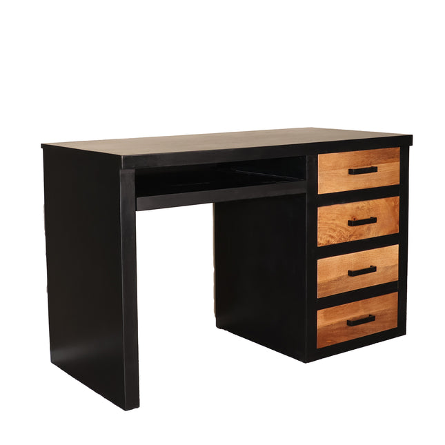 Bureau Avelon 120cm bruin mangohout