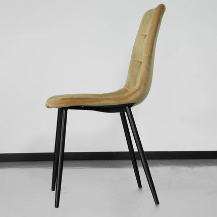Eetkamerstoel bruin velvet Catoo